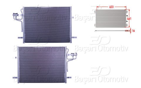 Klıma Radyatoru 623X461x16 Ford Kuga 2.0Tdcı 08> 8V4119710AB