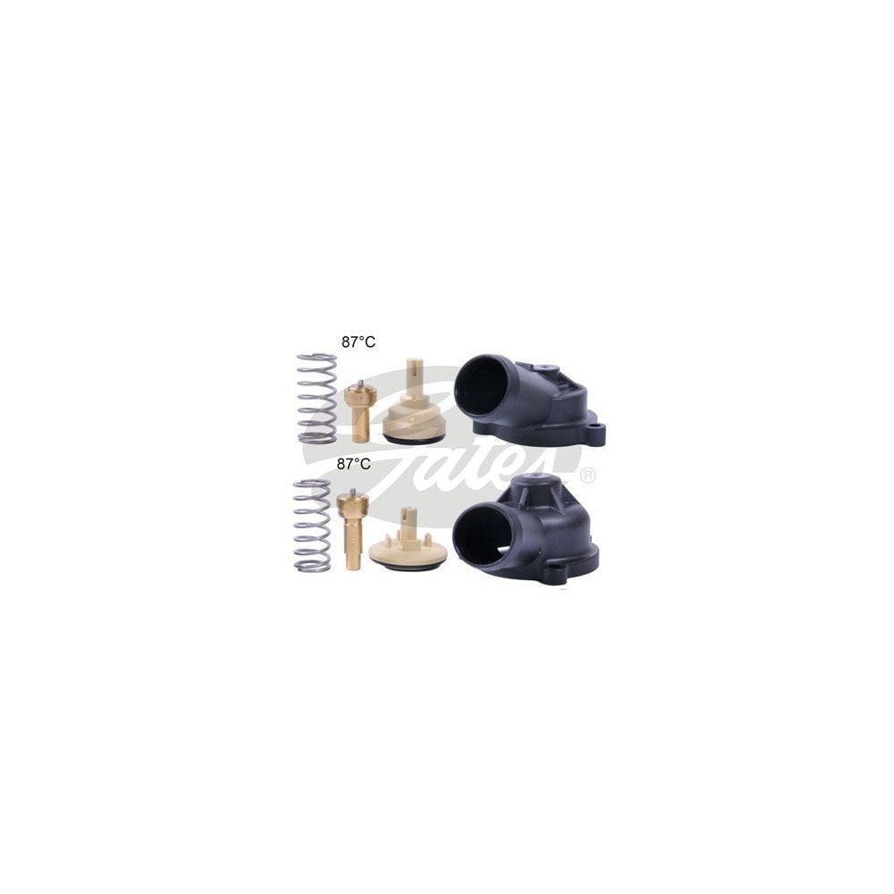 Gates Termostat 87°C Çiftli Takım VW Golf 5 - Jetta - Passat - Audi A3 1.6 FSI 2004-2010 03C121121C