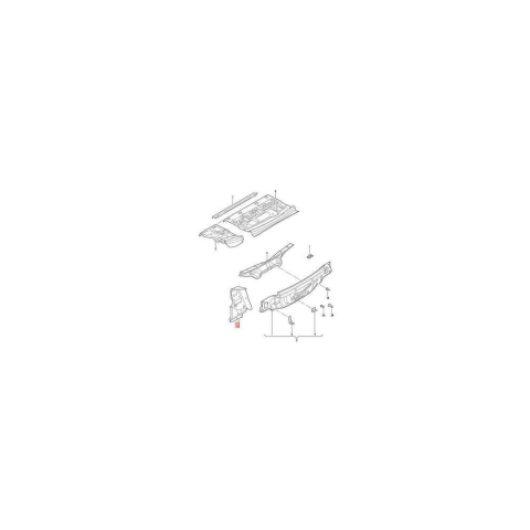 Stop Lamba Yuvası Sol VW Jetta 2005-2010 1K5813319A