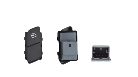 Cam Acma Dugmesı Teklı Sol Arka Vw Polo 6Q0959855