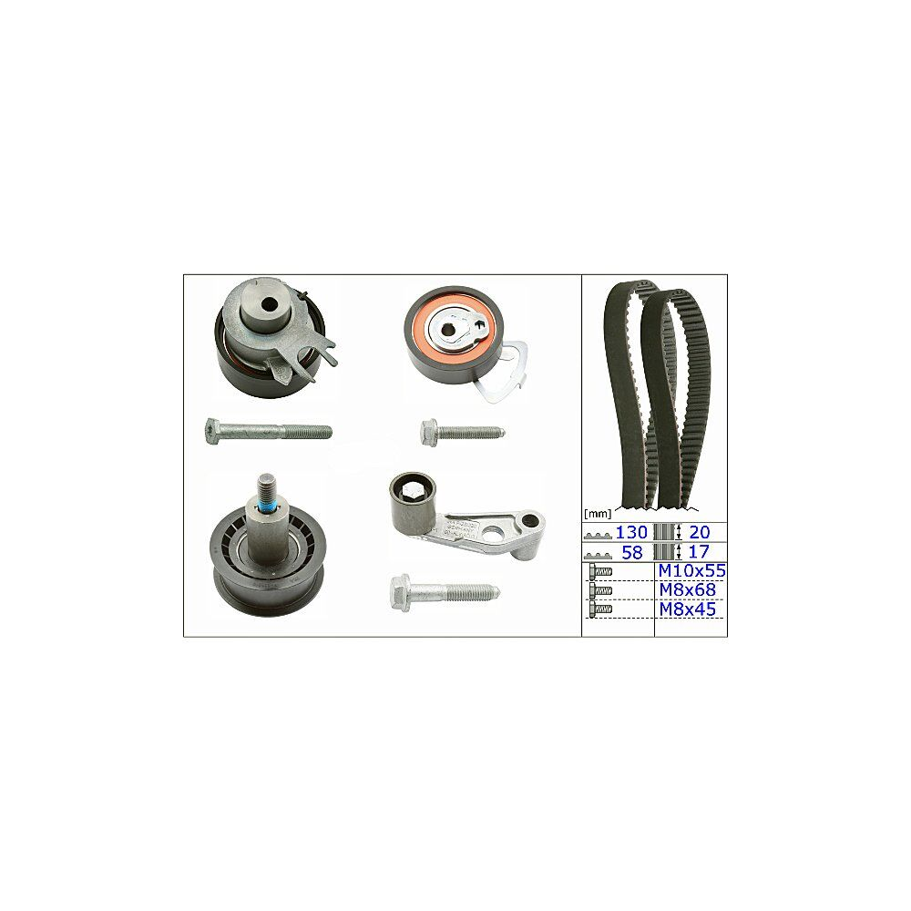 Ina Triger Seti VW Polo - Golf 4 - Cordoba - Fabia AHW-BBY-BKY-BBZ-BCB-CGGB 1.4-1.6 16V 1999- 036109119M