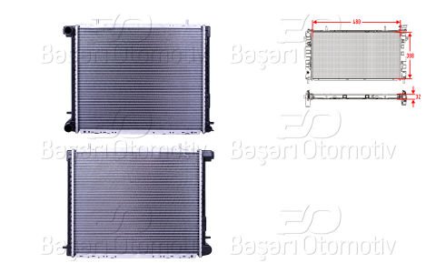 Su Radyatoru Brazıng Mt 480X388x32 Renault R19 1. 7700790964