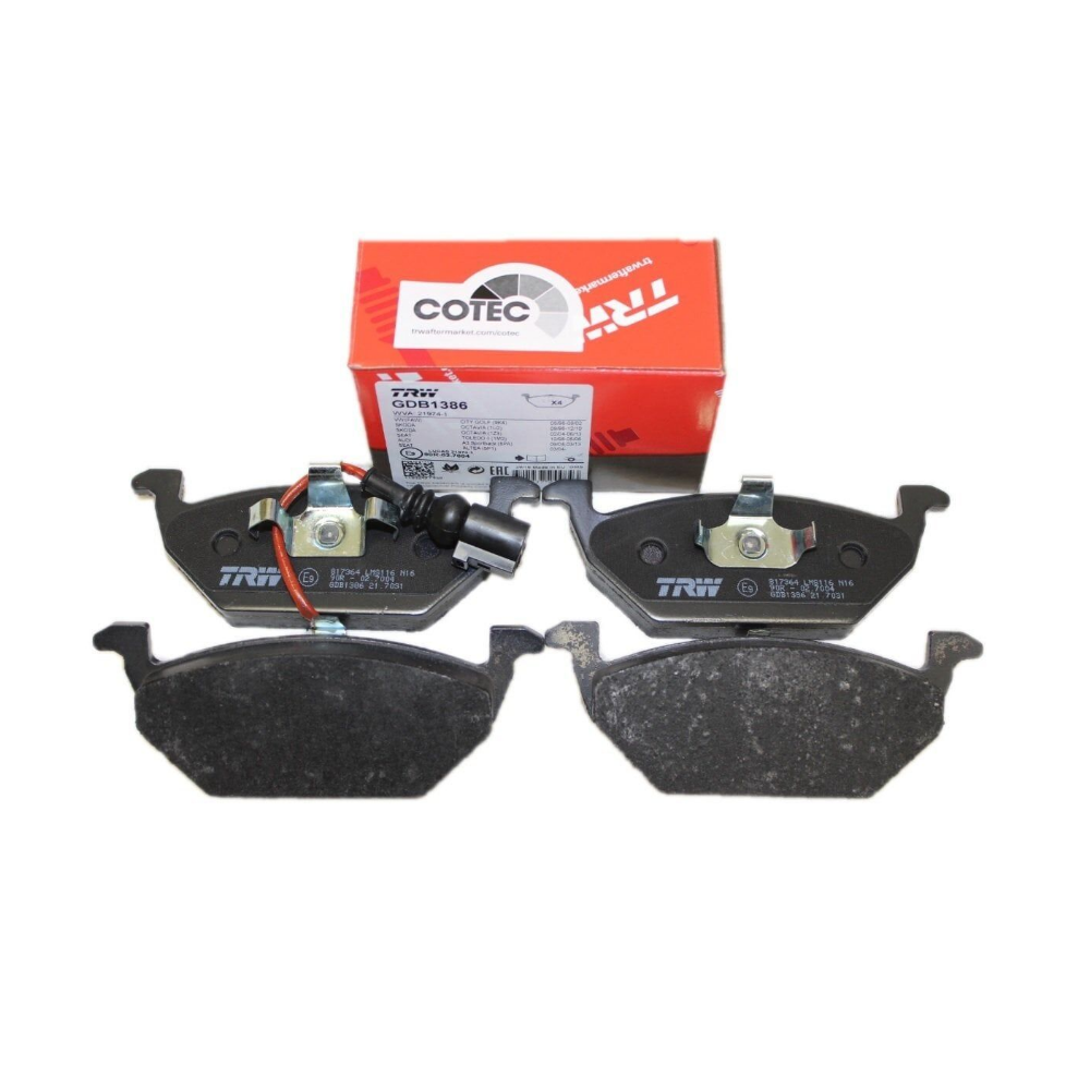 Trw Fren Balatası Ön VW Golf 4 - Golf 5 - Jetta - Bora - Polo - Audi A3 - Seat Leon 1997-2009 1J0698151G