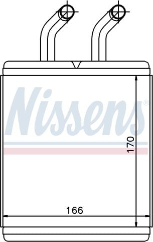 Kalorıfer Radyatoru Brazıng 170X166 Mm Kıa K2500 2.5 D OK60A