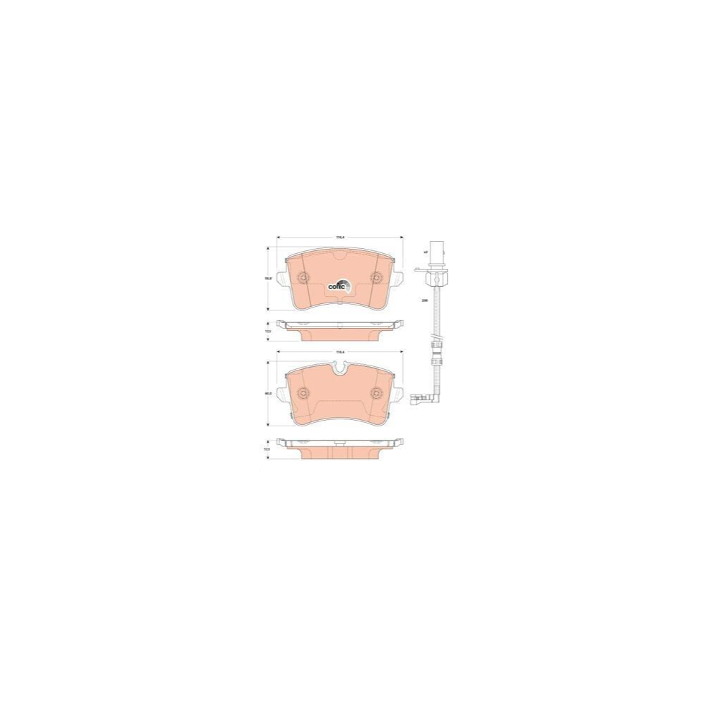 Trw Arka Fren Balatası Audi A4 - A5 - A6 - A8 - Q5 2010- 4H0698451D