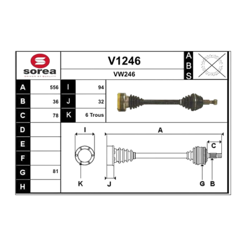 Ntn-snr Aks Komple Ön Sol VW Golf 4 - Bora - Audi A3 - Seat Toledo - Skoda Octavia 1.6 AKL 1997-2004 1J0407271Q