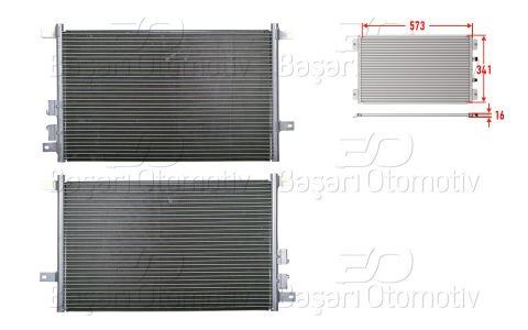 Klıma Radyatoru 573X341x16 Alfa 156 98> 60628820