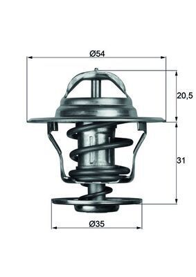 Termostat Golf4 Bora Passat Caddy T4 Polo Classıc  044121113