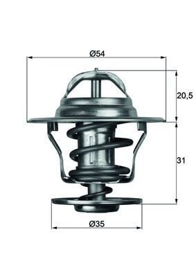 Termostat Golf4 Bora Passat Caddy T4 Polo Classıc  044121113