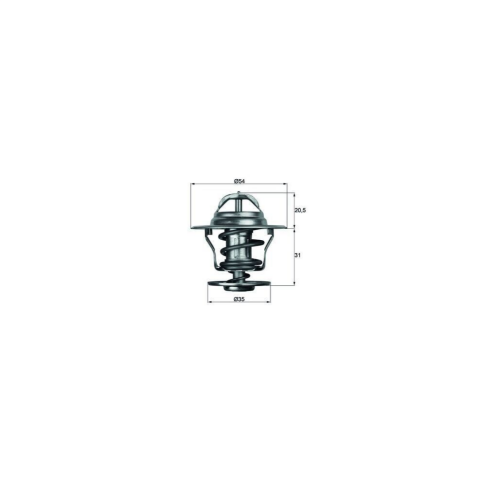 Behr-T Termostat 87°C VW Golf 4 - Bora - Passat - Caddy - T4 - Polo Classic 1.9 TDI 044121113
