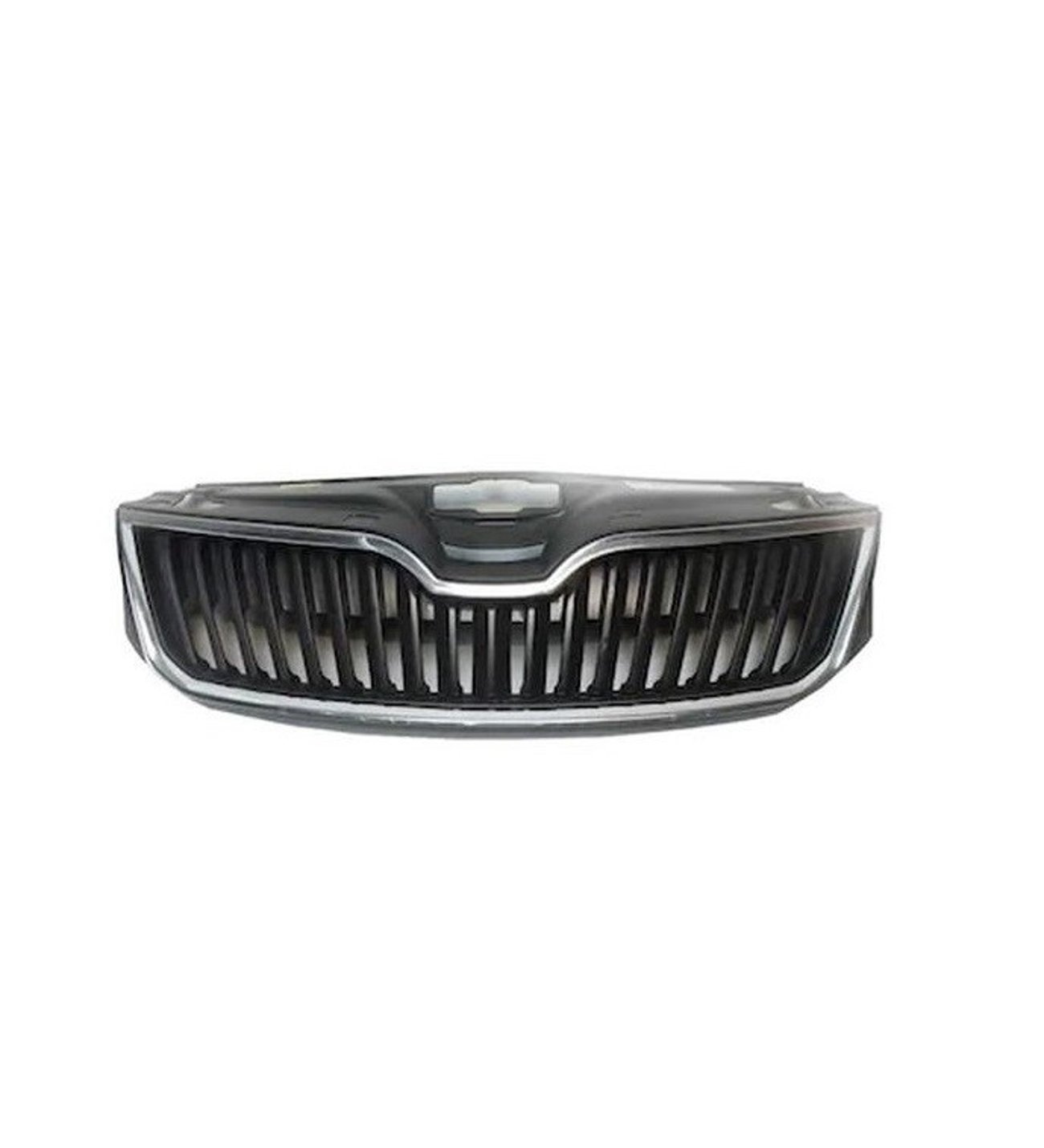 Skoda Rapid Ön Panjur Siyah Krom Çerçeveli 5JA853668