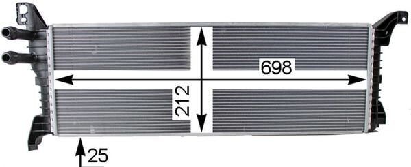 Behr Turbo Radyatörü Ek Soğutucu VW T6 2.0 TDI CXGA-CXGB-CXHB 2015-2015 7E0121212A