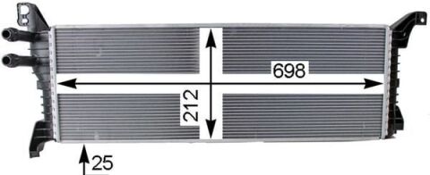 Behr Turbo Radyatörü Ek Soğutucu VW T6 2.0 TDI CXGA-CXGB-CXHB 2015-2015 7E0121212A