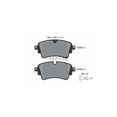 Textar Arka Fren Balatası Audi A4 - A5 - Q5 - Q7 2015- 8W0698451L