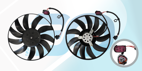 Fan Motoru Davlumbazsız (360 Mm-4+ 3 Fıs-11 Kana 1K0959455CN