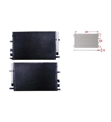 Klıma Radyatoru 645X420x12 Alfa Romeo 159 06> 60694767
