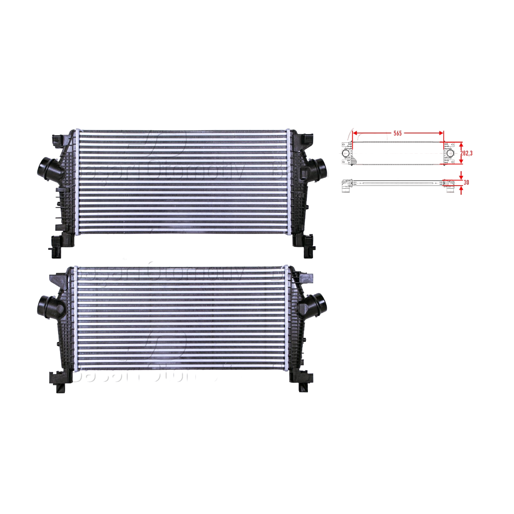 Wisco Turbo Radyatörü Intercooler Opel Astra 1302144
