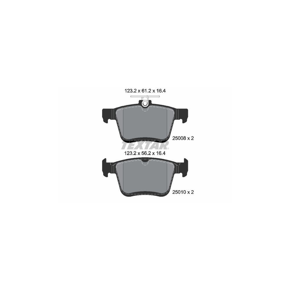 Textar Arka Fren Balatası VW Golf 7 - A3 - Leon - Passat 2013- 8V0698451