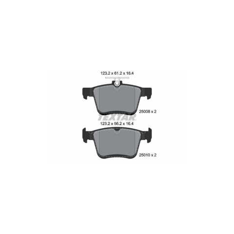 Textar Arka Fren Balatası VW Golf 7 - A3 - Leon - Passat 2013- 8V0698451