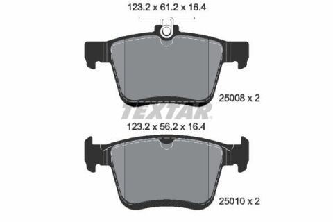 Textar Arka Fren Balatası VW Golf 7 - A3 - Leon - Passat 2013- 8V0698451