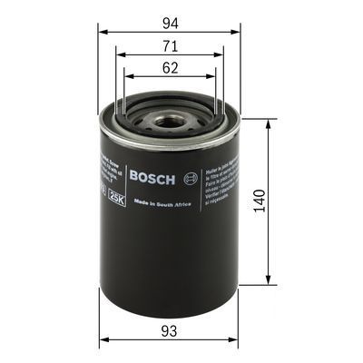 Yag Fıltresı Passat A4 A6 97-00 Bosch 028115561E