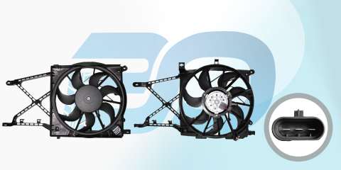 Fan Motoru Davlumbazlı (390 Mm-3 Fıs-7 Kanat) Opel A 6341171