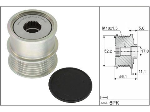 Alternatör Kasnagı Golf7 Golf8 Jetta Passat Polo A 8V0903119