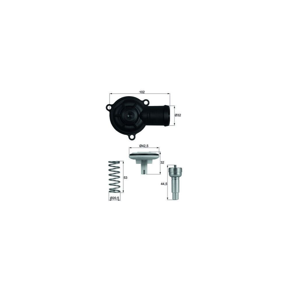 Behr-T Termostat 87°C VW Golf 5 - Golf 6 - Jetta - Passat 1.2-1.6 FSI 03C121111P