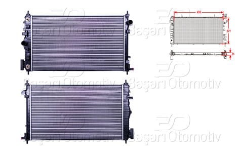 Su Radyatoru Mekanık At 680X379x26 Opel Insıgnıa 2.0 1300288