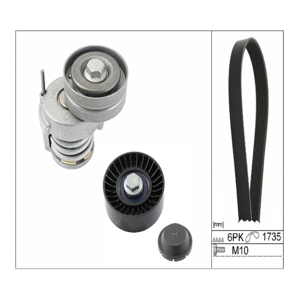 Ina V Kayış Seti VW Golf 5 - Jetta - Passat - Tiguan - Polo - A3 1.2 TSI - 1.4 TSI 03C105299Q