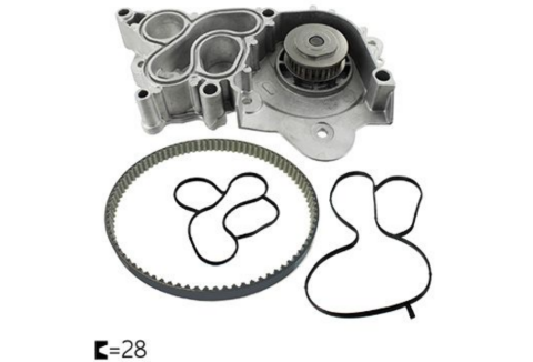 Skf Devirdaim Su Pompası Kayışlı Volkswagen Golf 7 - Passat B8 - Audi A3 1.2 1.4 Tsi 04E121600AL