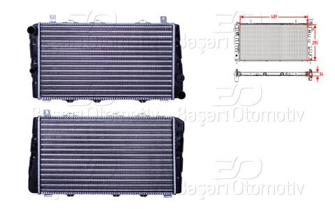 Su Radyatoru Mekanık Mt 489X285x34 Skoda Favorıt F 115610501