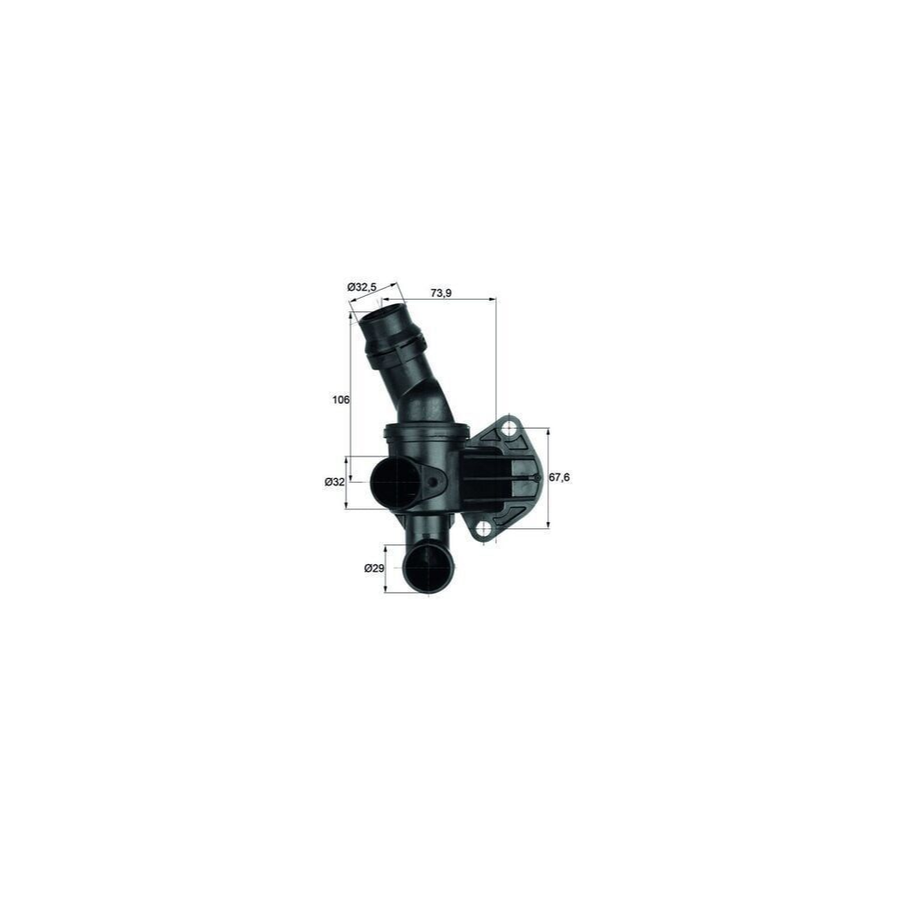 Behr-T Termostat 87°C VW Golf 5 - Jetta - Passat - Audi A3 2.0 FSI BPY-BWA 2004-2010 06F121111J