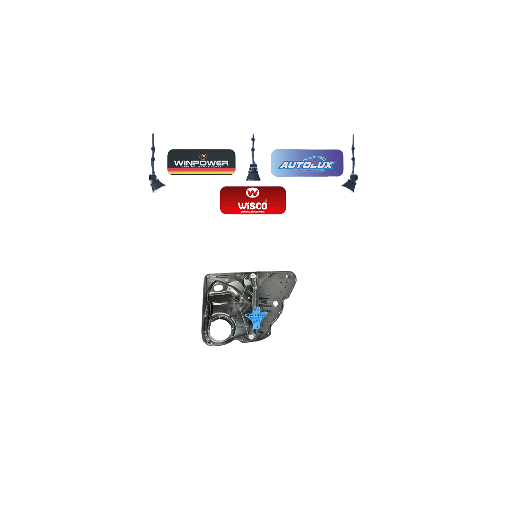 Cam Mekanizması Arka Sol Saclı VW Passat B6 2008-2010 3C5839461