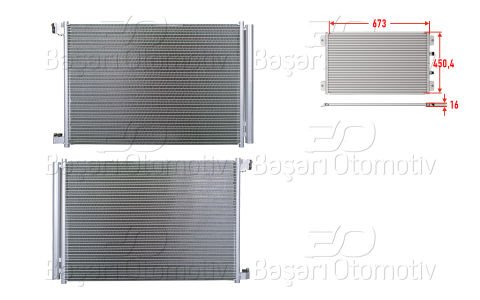 Klıma Radyatoru 673X450,4X16 Mercedes-Benz C Serı 0995000454