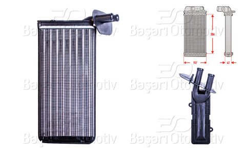 Kalorıfer Radyatoru Mekanık Mt-At 306X157 Mm Vw T 701819031A