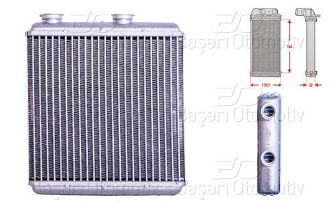 Kalorıfer Radyatoru Brazıng 164X180 Mm Opel Merıva 1 1618288
