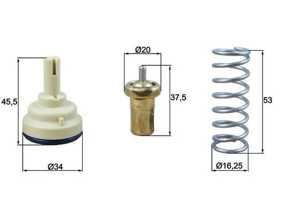 Termostat Golf5 Passat Jetta 04- Behr-T 03C121110P