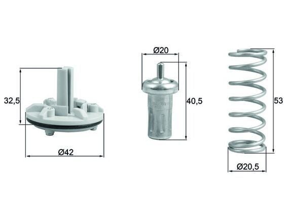 Termostat Golf5 Jetta Passat 04- Behr-T 03C121110L