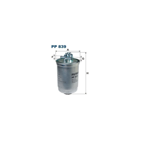 Filtron Yakıt Filtresi VW Golf 4 - Bora - Passat - Audi A3 1.9 TDI - 2.5 TDI 1991-2005 1H0127401C
