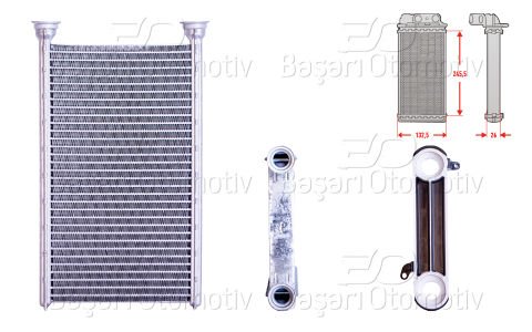 Kalorıfer Radyatoru Brazıng 133X246 Mm Bmw F20 F21 1 Serıes [9229486]
