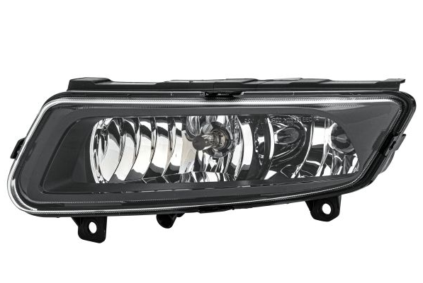 Vw Polo Sol Sis Farı Siyah Çift Duy Ampullü 2009-2017 - 6R0941061E