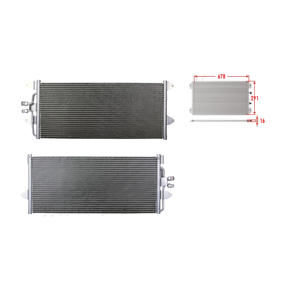 Wisco Klima Radyatörü Volkswagen T4 701820413D - Uygun Fiyat
