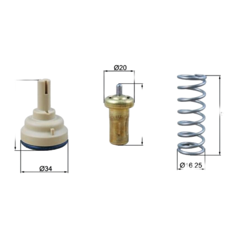 Behr-t Termostat 95°C VW Golf 5 - Jetta - Touran 1.4 TSI CAXA 03C121110G