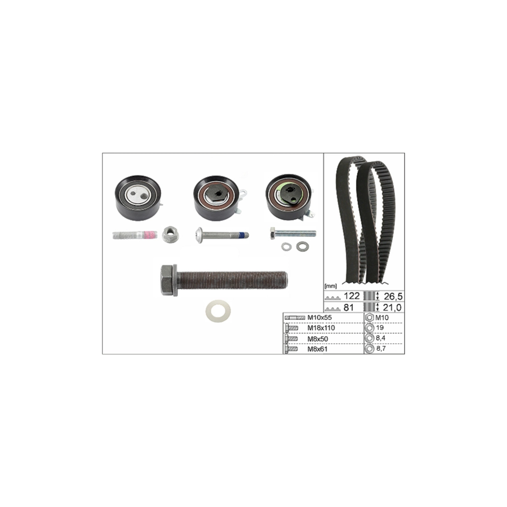 Ina Triger Seti VW T4 - LT 2.5 TDI ACV-ANJ-AVR-AHD 1991-2003 074198119B